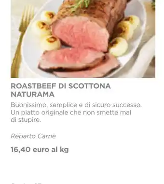 Esselunga ROASTBEEF DI SCOTTONA NATURAMA offerta
