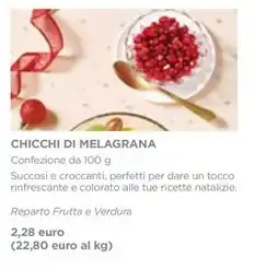 CHICCHI DI MELAGRANA Confezione da 100 g