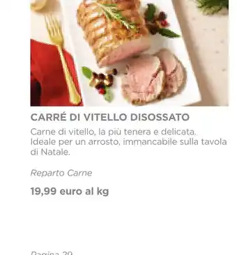 Esselunga CARRÉ DI VITELLO DISOSSATO offerta