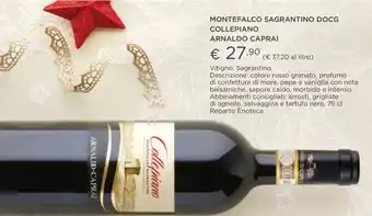 Esselunga MONTEFALCO SAGRANTINO DOCG COLLEPIANO ARNALDO CAPRAI offerta
