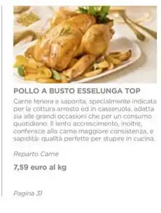 Esselunga POLLO A BUSTO ESSELUNGA TOP offerta