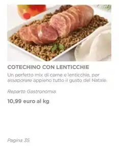 Esselunga COTECHINO CON LENTICCHIE offerta