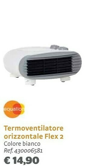 Bricocenter Termoventilatore Orizzontale Flex 2 offerta
