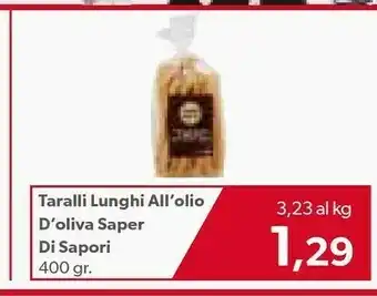 Emi Supermercati Saper di sapori Taralli Lunghi All'olio D'oliva offerta