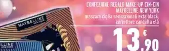 CONFEZIONE REGALO MAKE-UP CIN-CIN MAYBELLINE NEW YORK