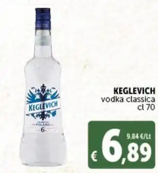 Deco Supermercati KEGLEVICH vodka classica cl 70 offerta