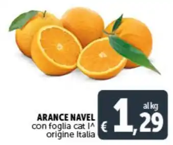 Deco Supermercati ARANCE NAVEL con foglia offerta