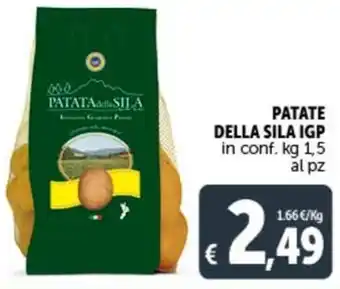 Deco Supermercati PATATE DELLA SILA IGP in conf. kg 1,5 offerta