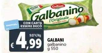 Deco Supermercati GALBANI galbanino g 550 offerta