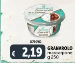 Deco Supermercati GRANAROLO mascarpone g 250 offerta