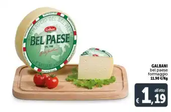Deco Supermercati GALBANI bel paese formaggio offerta