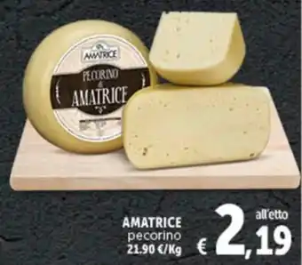Deco Supermercati AMATRICE pecorino offerta