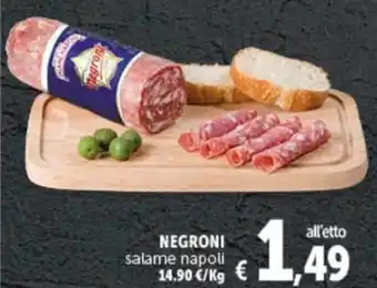 Deco Supermercati NEGRONI salame napoli offerta