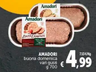 AMADORI buona domenica vari gusti g 700