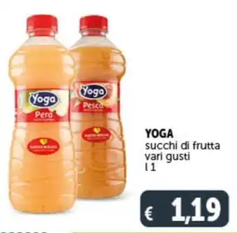 YOGA succhi di frutta vari gusti l 1