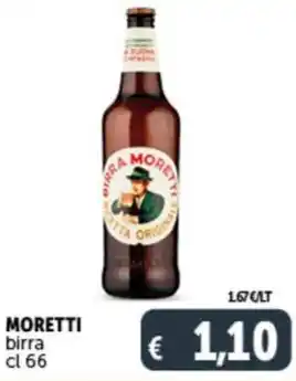Deco Supermercati MORETTI birra cl 66 offerta