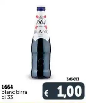 Deco Supermercati 1664 blanc birra cl 33 offerta