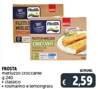 Deco Supermercati FROSTA merluzzo croccante g 240 offerta