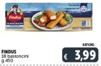 FINDUS 18 bastoncini g 450
