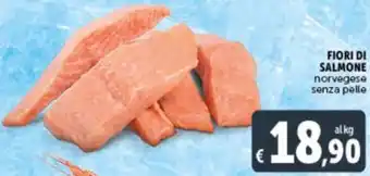 Deco Supermercati FIORI DI SALMONE norvegese senza pelle offerta