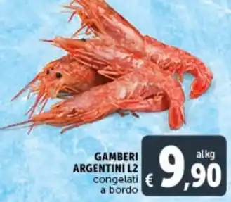 Deco Supermercati GAMBERI ARGENTINI L2 congelati a bordo offerta