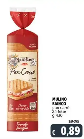 Deco Supermercati MULINO BIANCO pan carrè 24 fette offerta