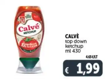 Deco Supermercati CALVE top down ketchup ml 430 offerta