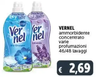 Deco Supermercati VERNEL ammorbidente concentrato varie profumazioni 46/48 lavaggi offerta