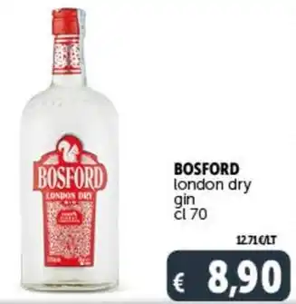 Deco Supermercati BOSFORD london dry gin cl 70 offerta