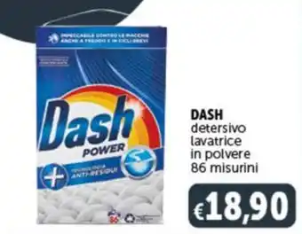 DASH detersivo lavatrice in polvere 86 misurini