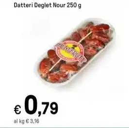 Iper La Grande Datteri Deglet Nour 250 g offerta