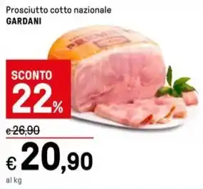 Iper La Grande Prosciutto cotto nazionale GARDANI offerta