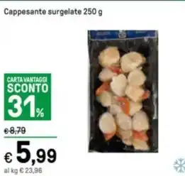 Cappesante surgelate 250 g