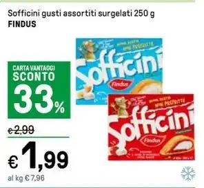 Sofficini gusti assortiti surgelati 250 g FINDUS