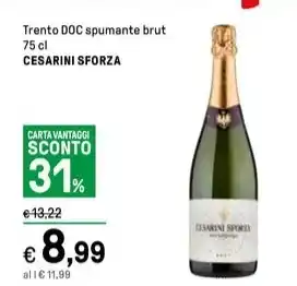 Iper La Grande Trento DOC spumante brut 75 cl offerta