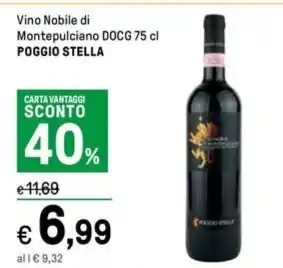 Iper La Grande Vino Nobile di Montepulciano DOCG 75 cl POGGIO STELLA offerta