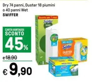 Iper La Grande Dry 74 panni, Duster 18 piumini o 40 panni Wet offerta