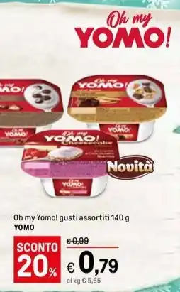 Iper La Grande Oh my Yomo! gusti assortiti 140 g YOMO offerta