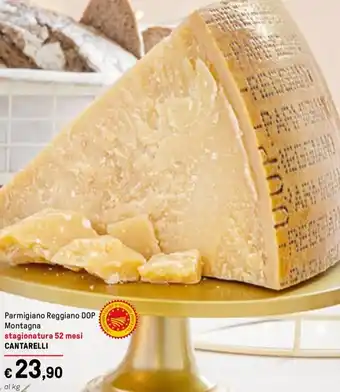 Iper La Grande Parmigiano Reggiano DOP Montagna stagionatura 52 mesi CANTARELLI offerta