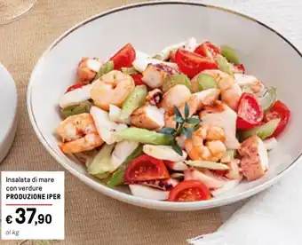 Iper La Grande Insalata di mare con verdure PRODUZIONE IPER offerta