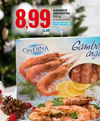 Eurospin GAMBERI ARGENTINI 800 g offerta
