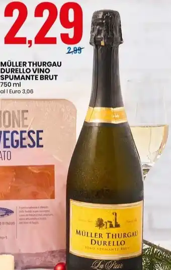 MÜLLER THURGAU DURELLO VINO SPUMANTE BRUT 750 ml