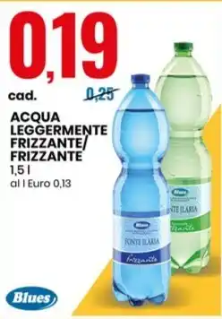 ACQUA LEGGERMENTE FRIZZANTE / FRIZZANTE 1,5 l