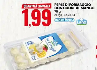 Eurospin PERLE DI FORMAGGIO CON CUORE AL MANGO 75 g offerta