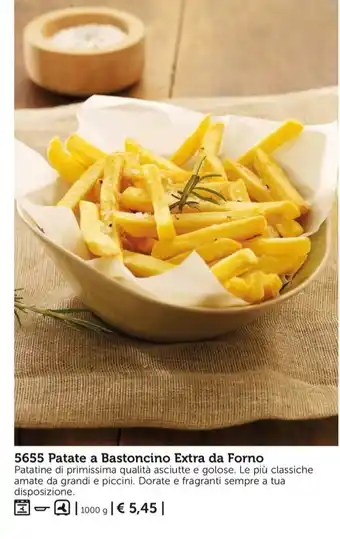 5655 Patate a Bastoncino Extra da Forno