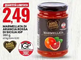 Eurospin MARMELLATA DI ARANCIA ROSSA DI SICILIA IGP offerta