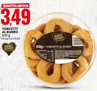 Eurospin TORCETTI AL BURRO 300 g offerta