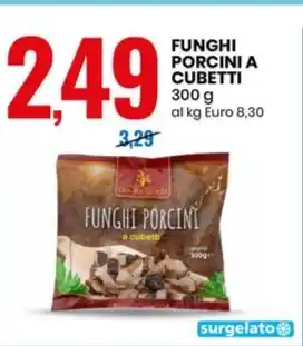 Eurospin FUNGHI PORCINI A CUBETTI offerta