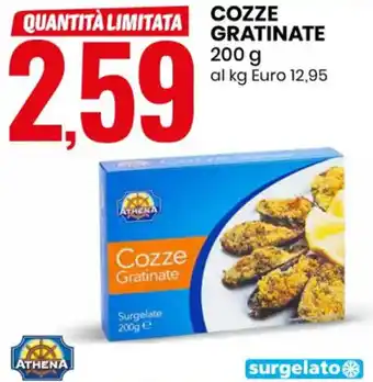 Eurospin COZZE GRATINATE 200 g offerta