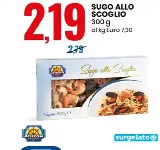 Eurospin SUGO ALLO SCOGLIO 300 g offerta